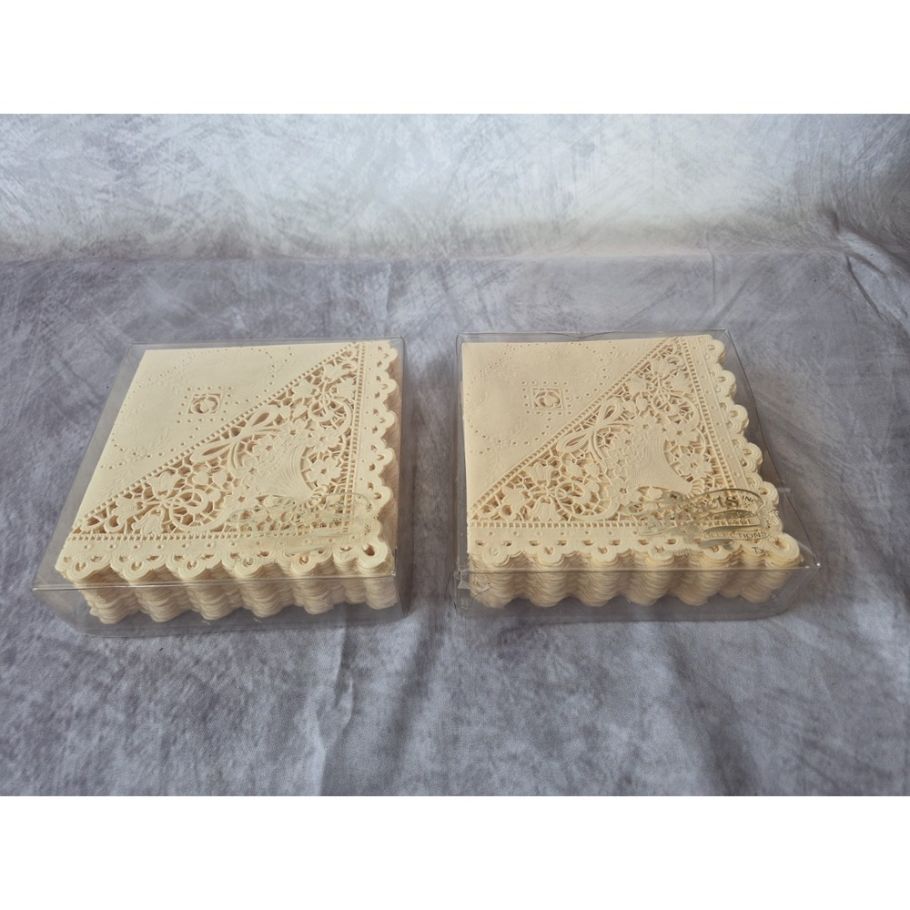 Vintage Doily Napkins " The Original Mary Jean Collection " In Original Package - Picture 12 of 14
